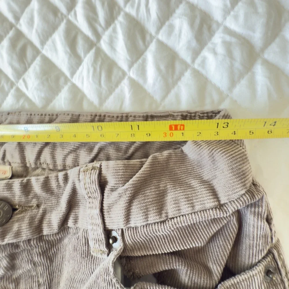 J.Crew‎ Pants-Courdoroy-Bootcut-Women's-Size 0 Short-Tan Khaki-Great Condition